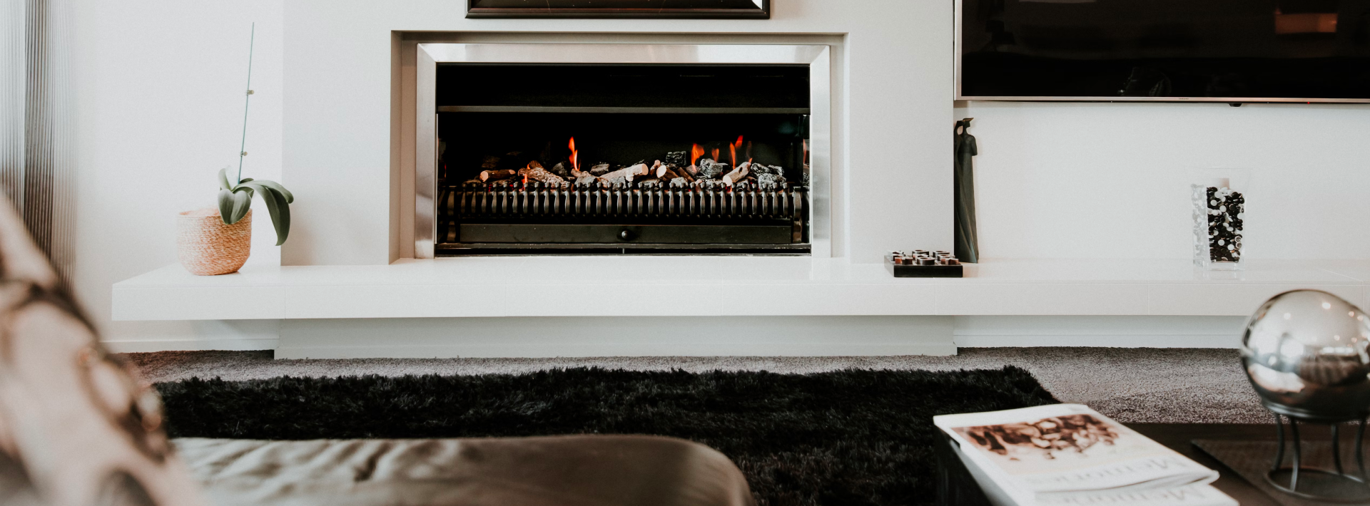 Interior design photo of a living room with minimalist style