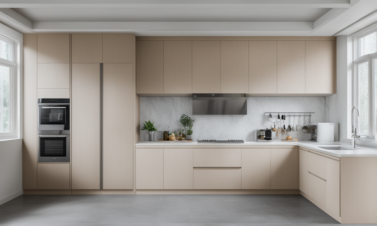 SketchUp of kitchen transformed into photo - 1